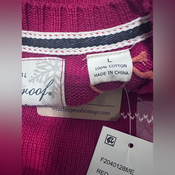 Holiday Red  Snowflake Sweater - Picture 7 of 7